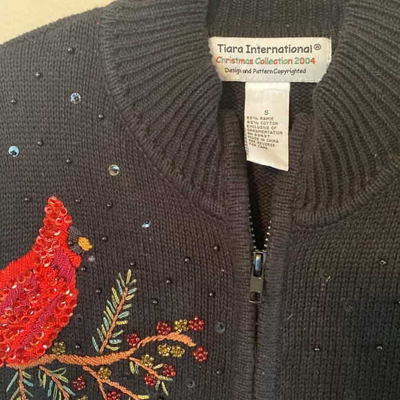 Tiara international Christmas collection sweater size small - Picture 4 of 7